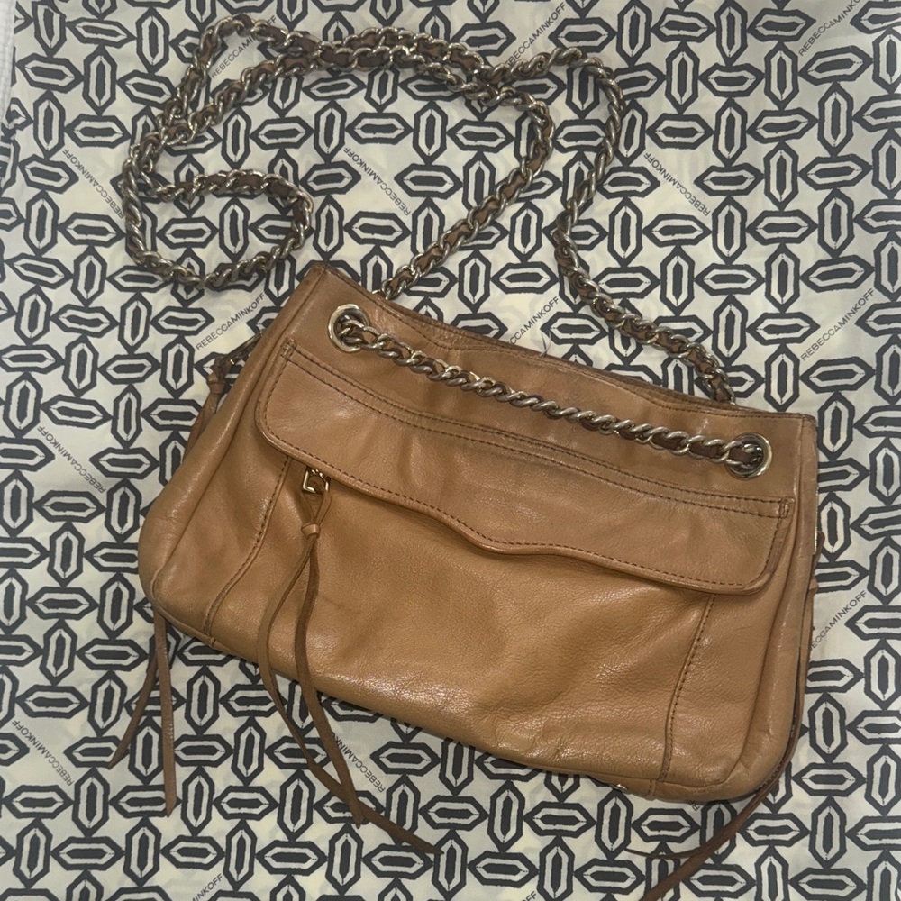 Rebecca Minkoff swing leather chain crossbody/shoulder bag